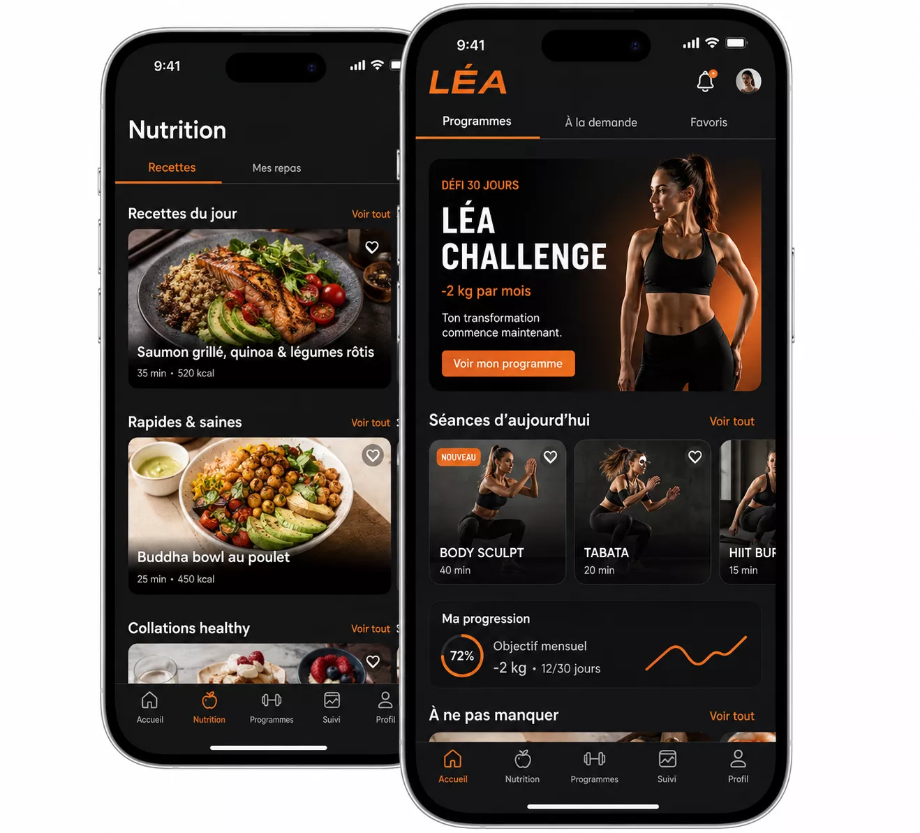 Accueil 2 Application Léa