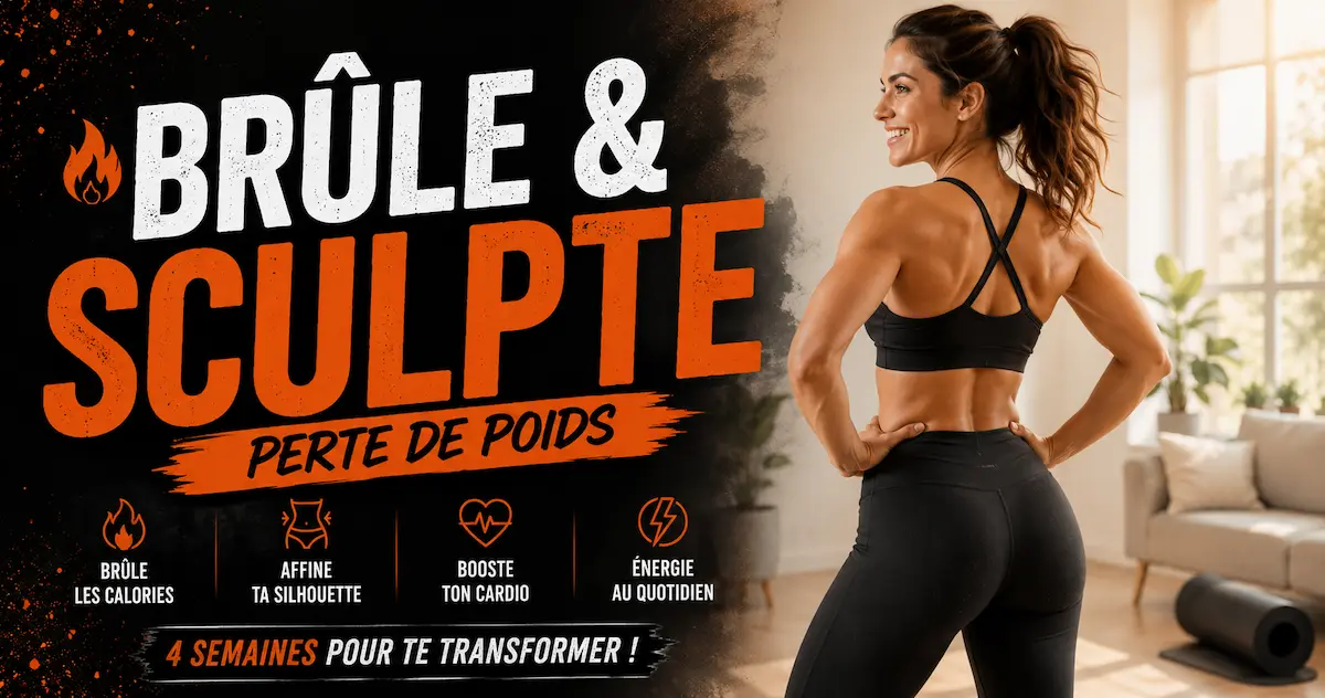 Brûle & Sculpte : le programme perte de poids en 4 semaines (avec Léa)