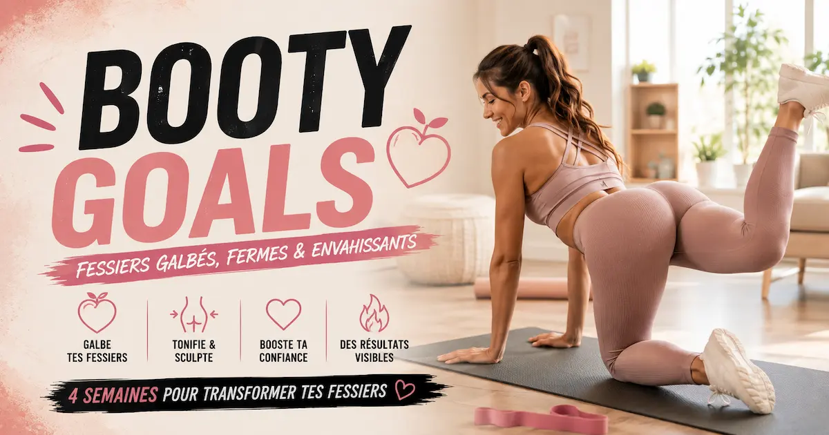 Booty Goals : le programme fessiers qui galbe vraiment en 4 semaines