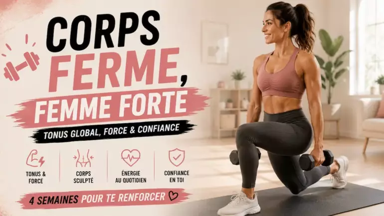 Corps Ferme, Femme Forte : le programme tonus en 4 semaines